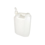 Bombona 5 Litros Natural Atóxico Com Tampa e Bico 