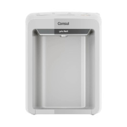 Purificador de água Consul CPB34 branco e prata, refrigeração eletrônica, bivolt