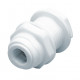 Conector bulkhead (com anteparo), engates 1/4” x 1/4” x rosca externa 16,5 mm