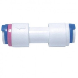 Válvula de retorno em linha, engates rápidos para mangueiras de 1/4" Válvula de retorno em linha, engates rápidos para mangueiras de 1/4"