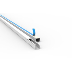 Canaleta branca 20 x 20 x 2000 mm, c/ fita dupla face, Enerbras Canaleta branca 20 x 20 x 2000 mm, c/ fita dupla face, Enerbras