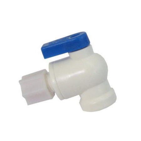 Válvula de esfera para tanques de acumulação de osmose reversa, 1/4" NPT