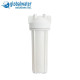 Carcaça branca 9.3/4" rosca plástica 3/4" para filtros de água, Purefer