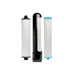 Filtro central com cartucho em Carbon Block - Série Azul  Filtro central com cartucho em Carbon Block - Série Azul