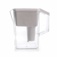 Jarra purificadora alcalinizante, branca e transparente, Gorre Jarra purificadora alcalinizante, branca e transparente, Gorre
