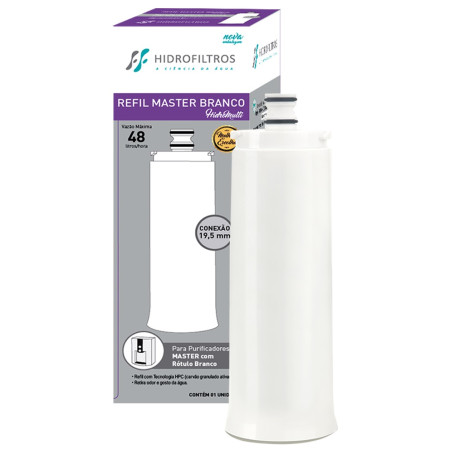 Refil Master Branco compatível com purificadores de água Masterfrio