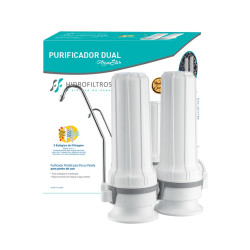 Purificador portátil Acqua Star Dual Hidrofiltros Purificador portátil Acqua Star Dual Hidrofiltros