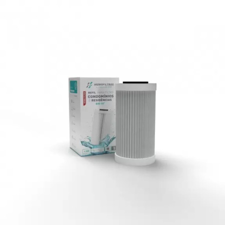 Refil plissado BIG 10" Poly Flow Hidrofiltros, 50 micra