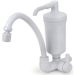 Purificador de água Bica Móvel com torneira, branco, Hidrofiltros Purificador de água Bica Móvel com torneira, branco, Hidrofiltros