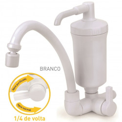 Purificador de água Bica Móvel com torneira, branco, Hidrofiltros Purificador de água Bica Móvel com torneira, branco, Hidrofiltros
