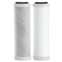 Refil duplo Hidrofiltros Dual, polipropileno e carvão ativado