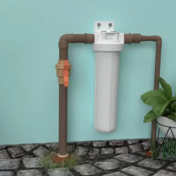 Filtro de entrada BIG 20", 50 micra, plissado, branco, r. 1.1/2", Hidrofiltros Filtro de entrada BIG 20", 50 micra, plissado, branco, r. 1.1/2", Hidrofiltros