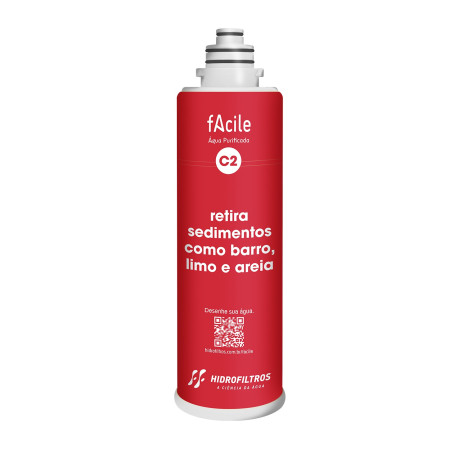 Refil Hidrofiltros Facile C2 para pré-filtração