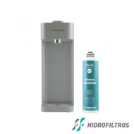 Purificador de água Hidrofiltros Facile C7, cinza, com refil bacteriológico