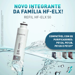Refil Hidrofiltros Hidro Pure HF-ELX 50, para purificadores de água Electrolux PE12 Refil Hidrofiltros Hidro Pure HF-ELX 50, para purificadores de água Electrolux PE12