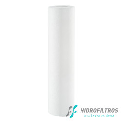 Refil de polipropileno (PP), 9.3/4", 25 micra, Filter Flux Hidrofiltros, para filtros de água Refil de polipropileno (PP), 9.3/4", 25 micra, Filter Flux Hidrofiltros, para filtros de água