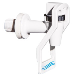 Torneira branca com gravação azul, água gelada, para aparelhos IBBL Torneira branca com gravação azul, água gelada, para aparelhos IBBL