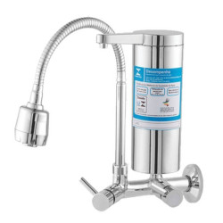 Torneira de parede c/ filtro Imperatriz Linea Plena, bica gourmet, metal crom., 1/4 volta Torneira de parede c/ filtro Imperatriz Linea Plena, bica gourmet, metal crom., 1/4 volta