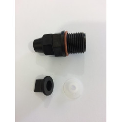 Válvula Labial para bomba dosadora de cloro - mangueira 1/4 - Injetronic Válvula Labial para bomba dosadora de cloro - mangueira 1/4 - Injetronic