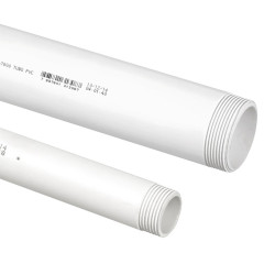 Tubo de PVC roscável 3/4", branco, metro, Krona Tubo de PVC roscável 3/4", branco, metro, Krona