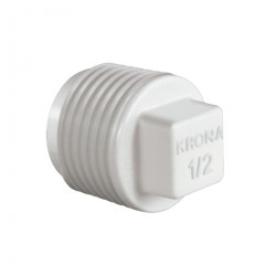 Plug PVC roscável 1/2" Krona Plug PVC roscável 1/2" Krona