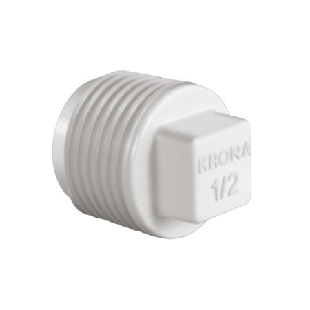 Plug PVC roscável 1/2" Krona