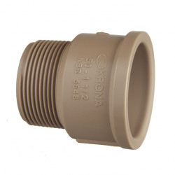 Adaptador curto soldável 32 mm x 1” Krona Adaptador curto soldável 32 mm x 1” Krona