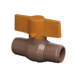 Registro de esfera PVC com rosca externa 1/2" Krona Registro de esfera PVC com rosca externa 1/2" Krona