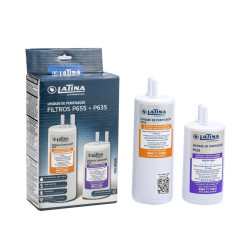 Refil duplo P655+P635 mineralizador para purificadores de água Latina Refil duplo P655+P635 mineralizador para purificadores de água Latina