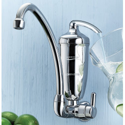 Purificador de água Lorenzetti Acqua Bella com torneira, cromado, de parede Purificador de água Lorenzetti Acqua Bella com torneira, cromado, de parede