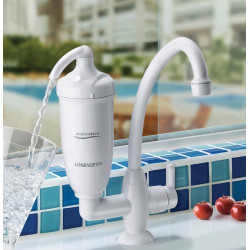 Purificador de água de bancada Acqua Bella, branco, com torneira, Lorenzetti Purificador de água de bancada Acqua Bella, branco, com torneira, Lorenzetti