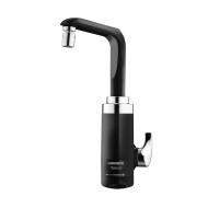 Torneira elétrica de parede Lorenzetti Essence, preta e cromada, 127V, 4.600W Torneira elétrica de parede Lorenzetti Essence, preta e cromada, 127V, 4.600W