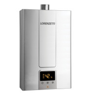 Aquecedor de água a gás Lorenzetti LZ 2000DE-I, digital, inox, GLP Aquecedor de água a gás Lorenzetti LZ 2000DE-I, digital, inox, GLP