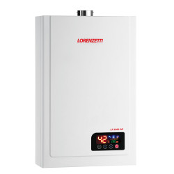 Aquecedor de água a gás Lorenzetti LZ 2300DE, digital, branco, GLP Aquecedor de água a gás Lorenzetti LZ 2300DE, digital, branco, GLP
