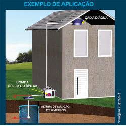 Bomba periférica Lorenzetti BPL35, bivolt, 1/2 cv Bomba periférica Lorenzetti BPL35, bivolt, 1/2 cv