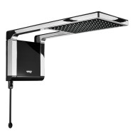 Chuveiro Lorenzetti Acqua Storm Ultra, preto e cromado, 7800 W, 220V