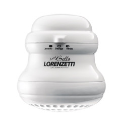 Chuveiro Lorenzetti Loren Bello, 127V/5500W, branco, c/ cano Chuveiro Lorenzetti Loren Bello, 127V/5500W, branco, c/ cano