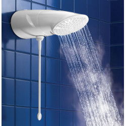 Ducha Lorenzetti Top Jet eletrônica, branca, 7.500W, 220V Ducha Lorenzetti Top Jet eletrônica, branca, 7.500W, 220V