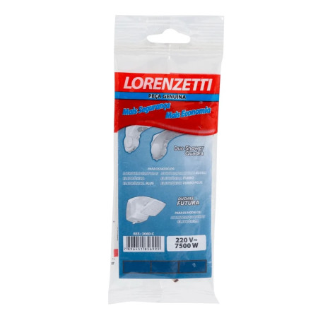 Resistência Lorenzetti 3060-C 220V, 7500W, Duo Shower, Futura Resistência Lorenzetti 3060-C 220V, 7500W, Duo Shower, Futura