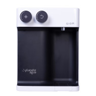 Purificador de água refrigerado Planeta Água Giom, branco e preto, compressor 127 V, água alcalina