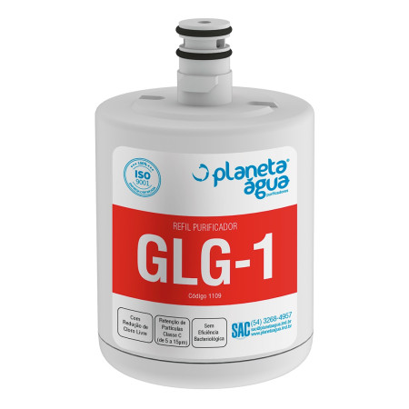 Filtro de água Planeta Água GLG-1, para geladeiras LG, diversos modelos