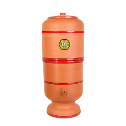 Purificador filtro de barro São João Tradicional 4 L, com 1 vela cerâmica tradicional, Stéfani Purificador filtro de barro São João Tradicional 4 L, com 1 vela cerâmica tradicional, Stéfani