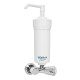 Purificador de parede Press, branco, com registro metálico, Stéfani Purificador de parede Press, branco, com registro metálico, Stéfani