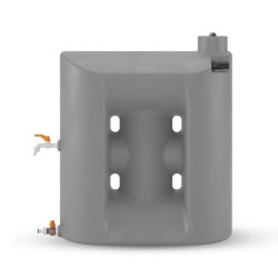 Cisterna Tecnotri cinza, 150 litros, para água de reúso da máquina de lavar Cisterna Tecnotri cinza, 150 litros, para água de reúso da máquina de lavar