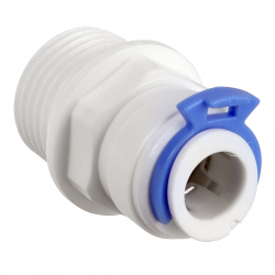 Conexão reta rosca 1/2" BSPT x engate rápido mangueiras de 3/8" Conexão reta rosca 1/2" BSPT x engate rápido mangueiras de 3/8"