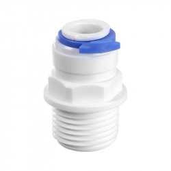 Conexão reta rosca 1/2" BSPT x engate rápido mangueiras de 3/8" Conexão reta rosca 1/2" BSPT x engate rápido mangueiras de 3/8"