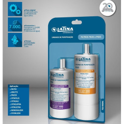 Refil duplo P655+P635 mineralizador para purificadores de água Latina Refil duplo P655+P635 mineralizador para purificadores de água Latina