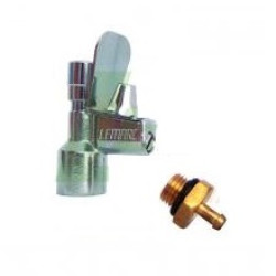 Válvula (torneira) de jato para bebedouros de pressão c/ conexão p/ mangueiras de 1/4" Válvula (torneira) de jato para bebedouros de pressão c/ conexão p/ mangueiras de 1/4"